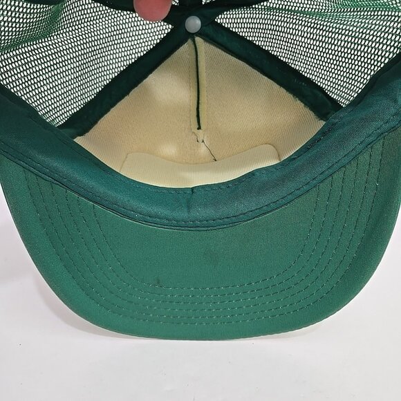 Vintage Agway Premium Green Diesel Mesh Trucker Snapback Hat Giles Wickham - Picture 6 of 7
